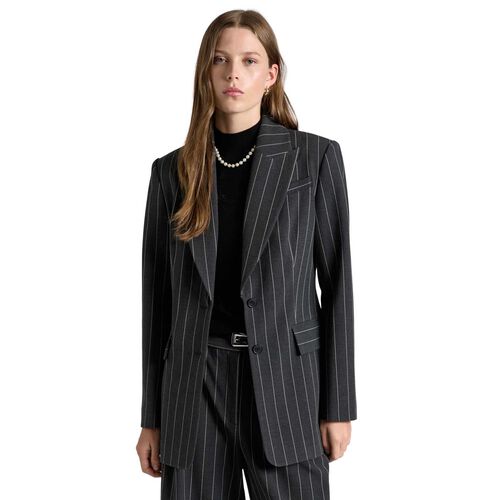 Cue Pinstripe Hourglass Blazer